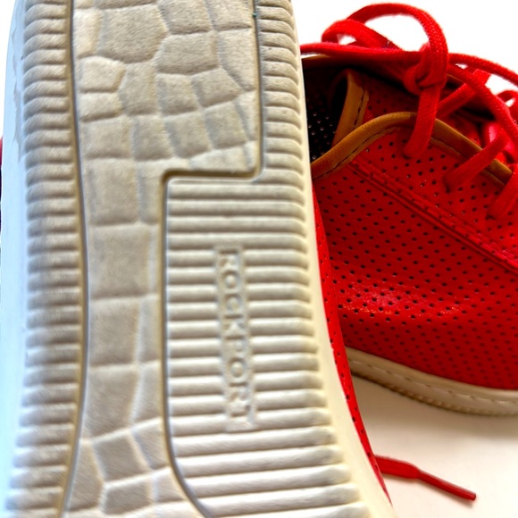 Rockport red leather shoes, size 8.5 - Picture 5 of 6